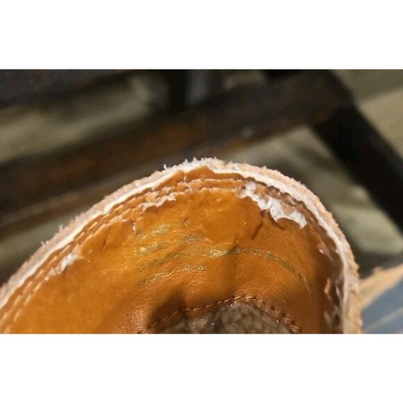 SBICCA Vintage Collection WEDGE Tassel Suede Leather Ankle Bootie Boots sz 7.5 - Picture 11 of 11